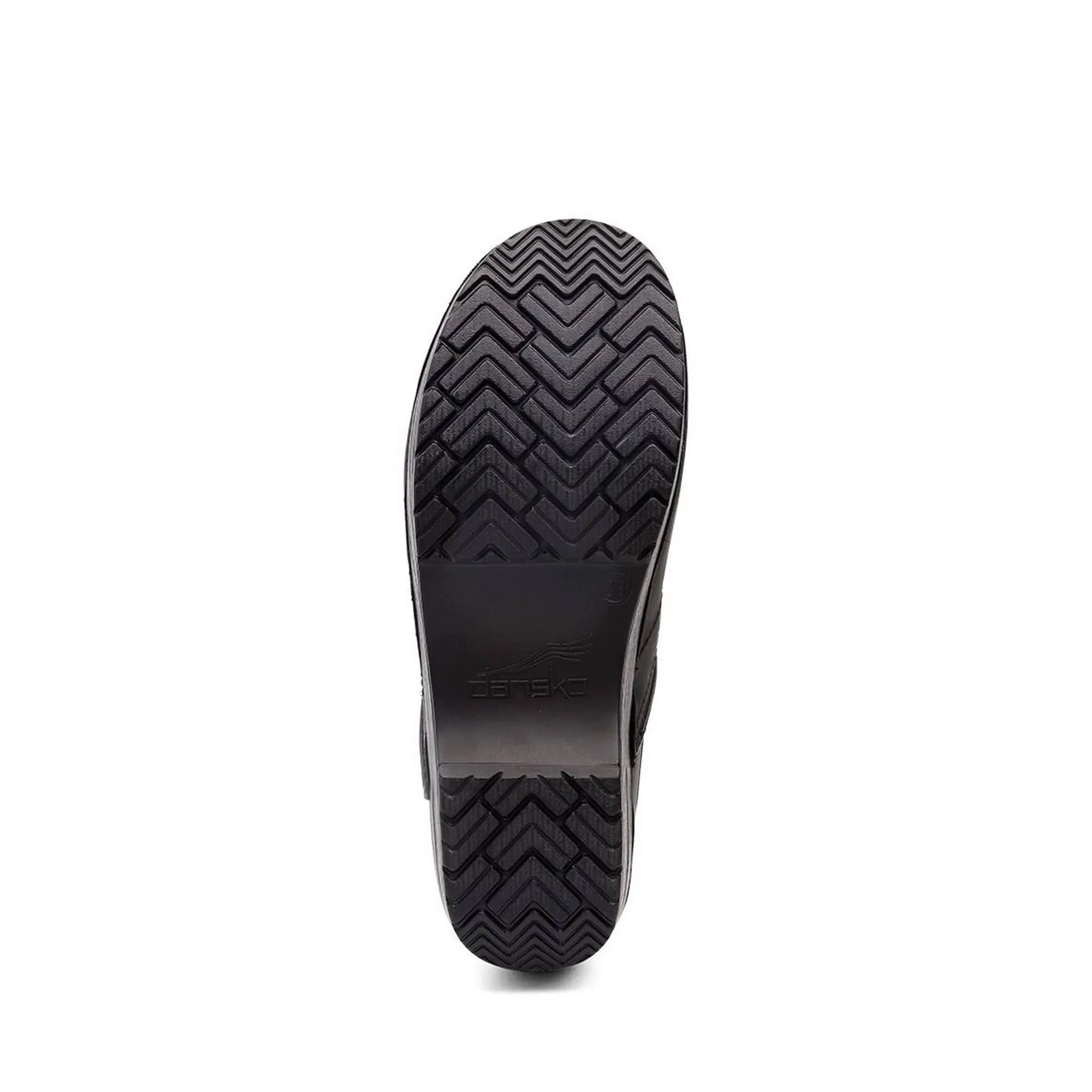 DANSKO WIDE Professional Black Oiled Leather Clogs