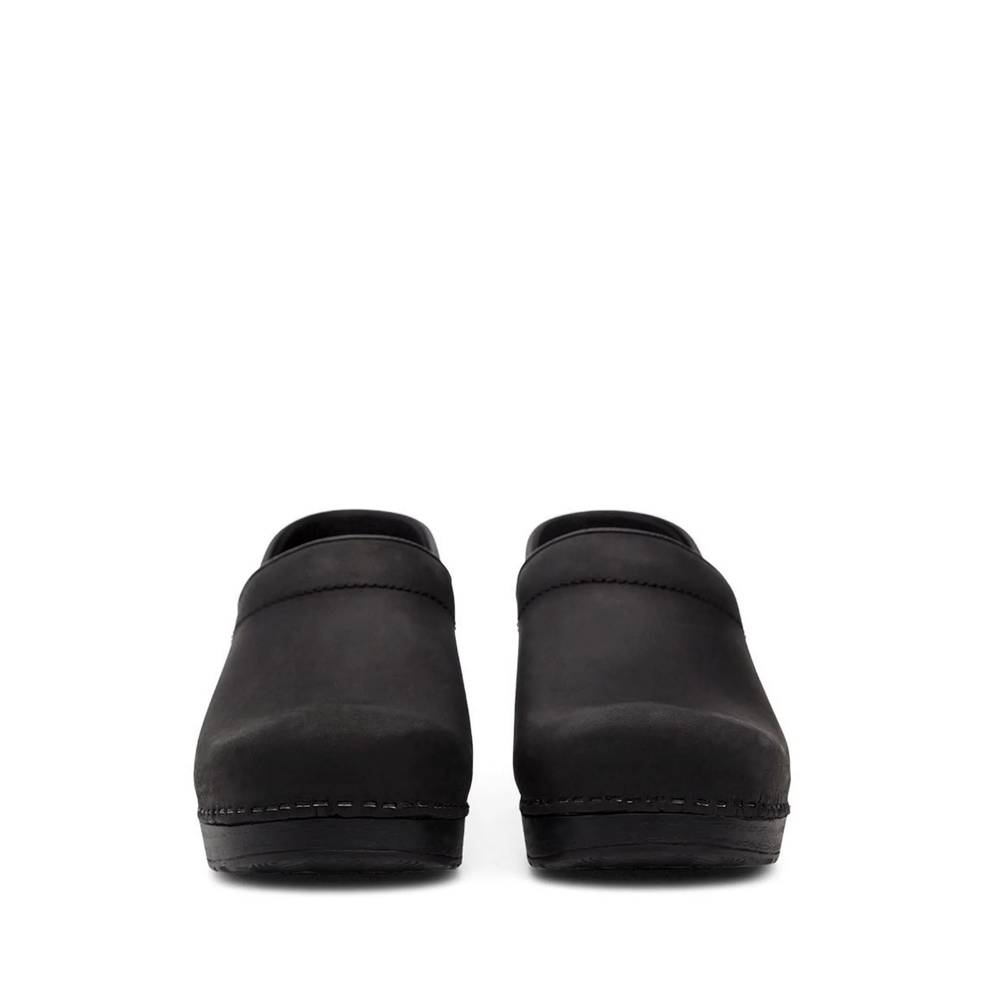 DANSKO WIDE Professional Black Oiled Leather Clogs