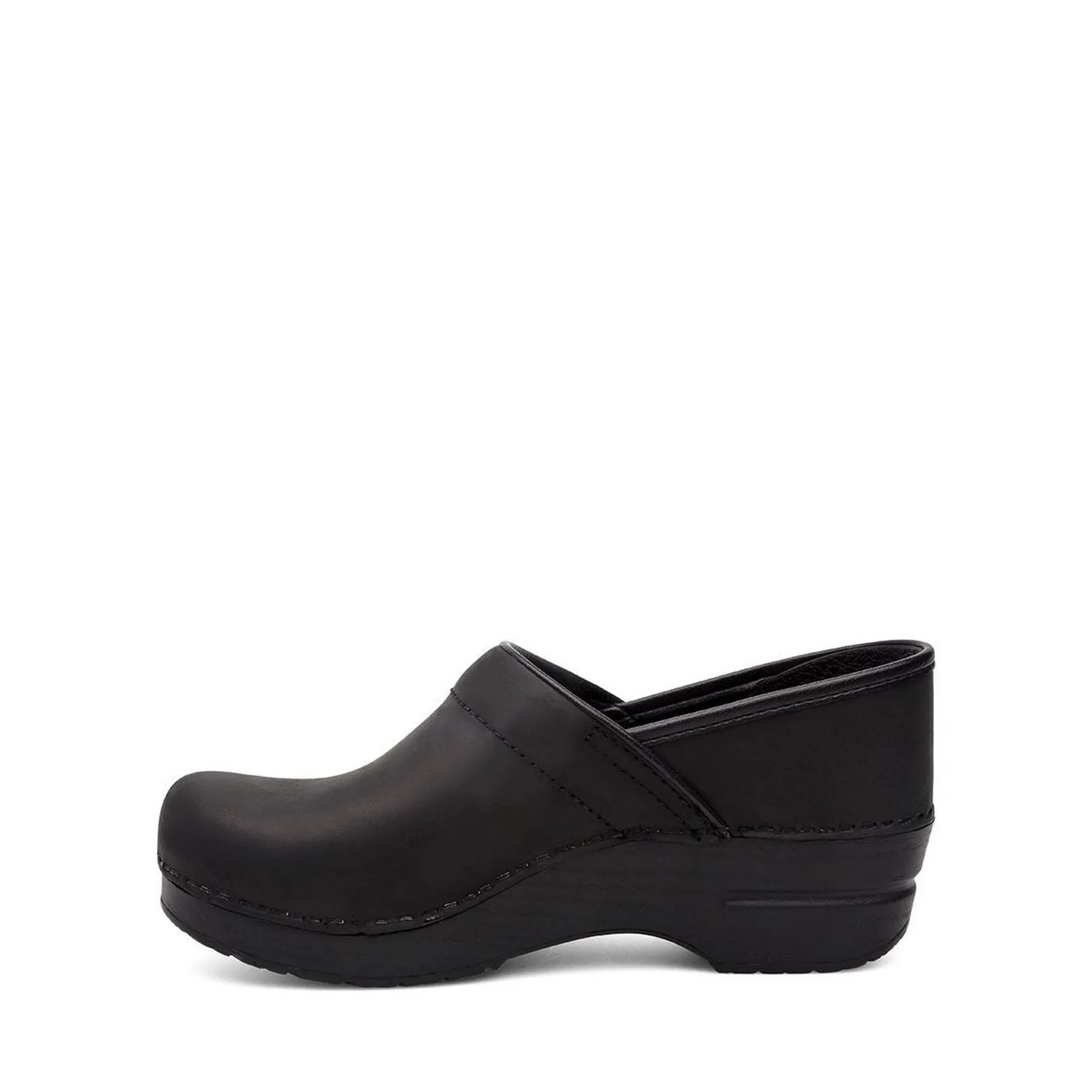 DANSKO WIDE Professional Black Oiled Leather Clogs
