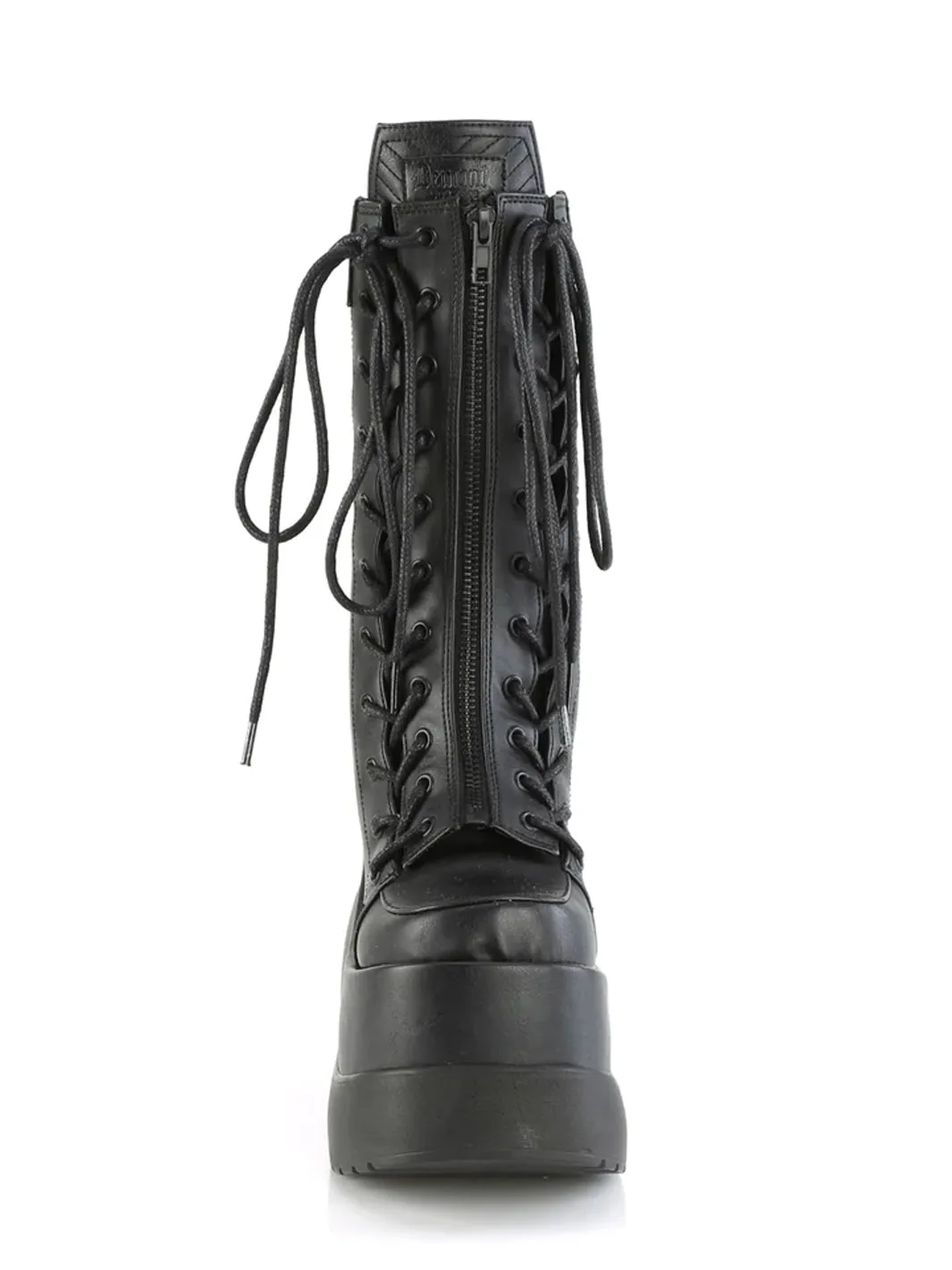 DEMONIA VOID-118 - BLACK VEGAN LEATHER ✰ PRE ORDER ✰