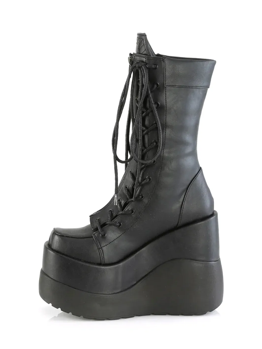 DEMONIA VOID-118 - BLACK VEGAN LEATHER ✰ PRE ORDER ✰