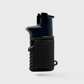Light EM Up - Self Defense Combo with Red Pepper Spray & Flashlight - BLK