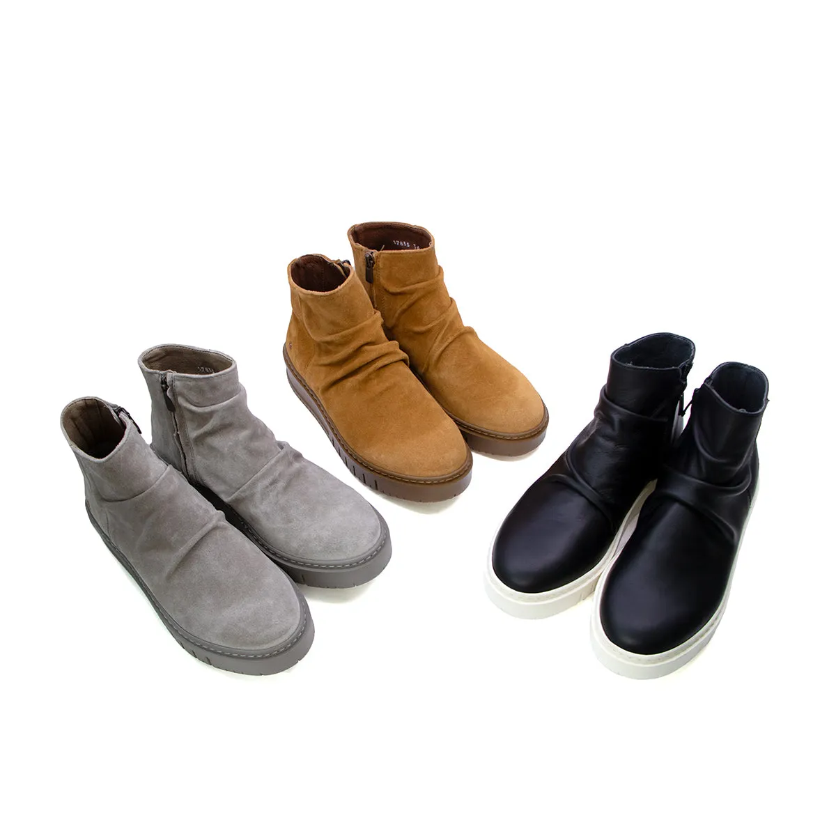 NYX Black Supported Soft Short Boots
