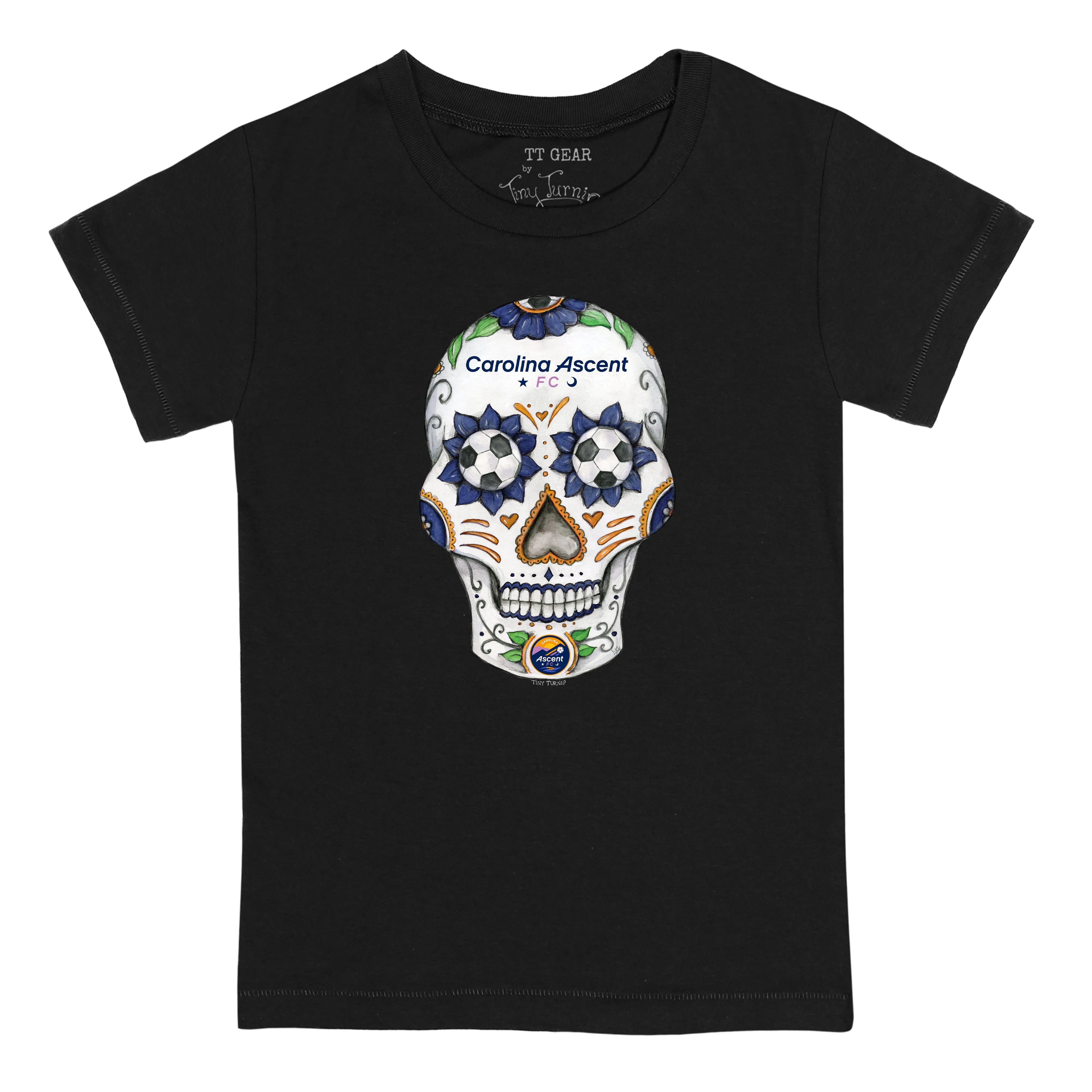 Sugar Skull (Black) Toddler Shirt